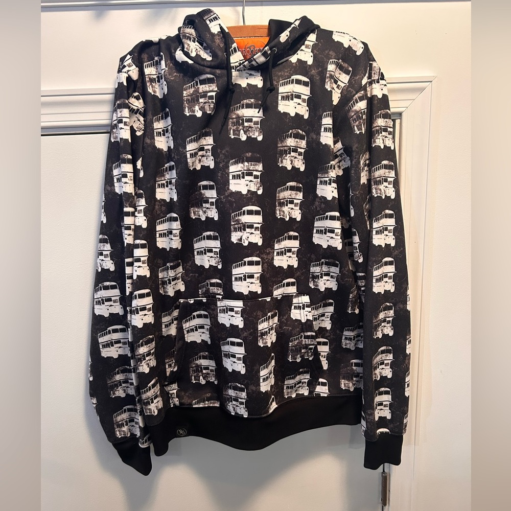 Brooklyn Standard Hoodie Uk Double Decker Bus Lg Athleisure Popart‎